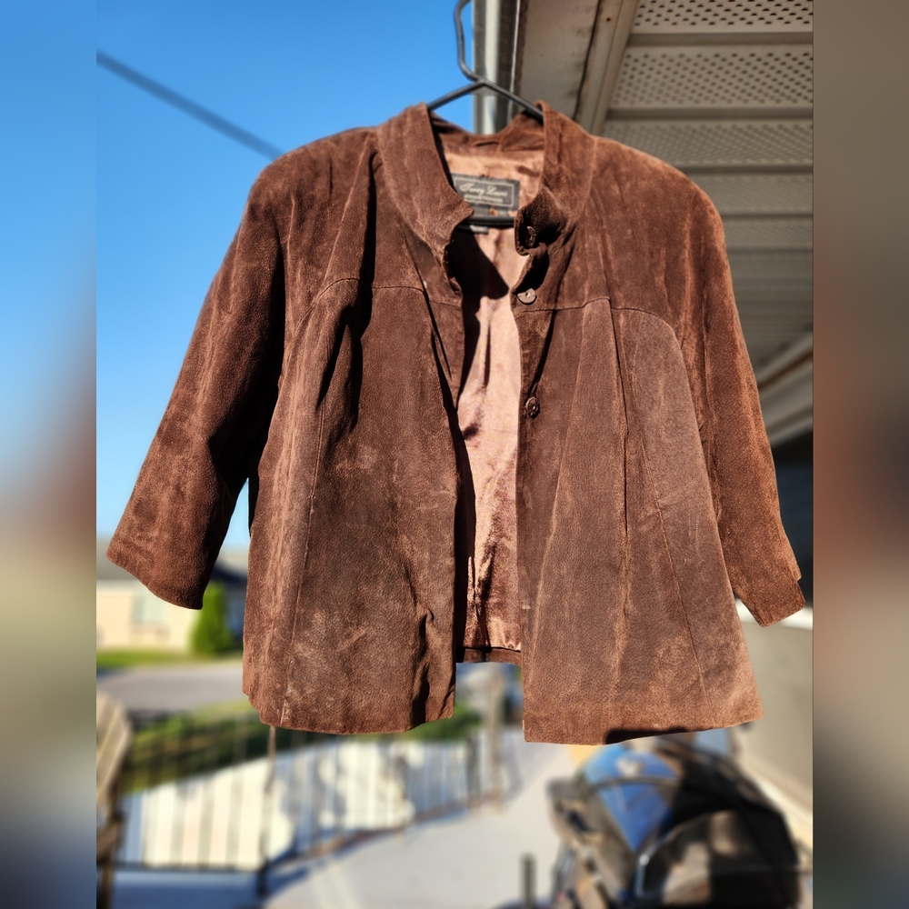 Terry Lewis Brown Suede Jacket